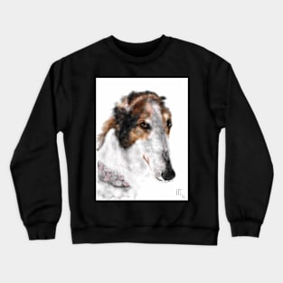 Elegant Borzoi Russian Wolfhound Crewneck Sweatshirt